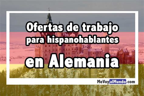 ofertas de trabajo alemania